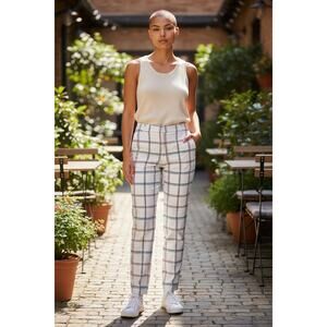 TORY BURCH SPORT WOMENS PLAID GOLF PANTS SIZE 4, MULTICOLORED, NWOT